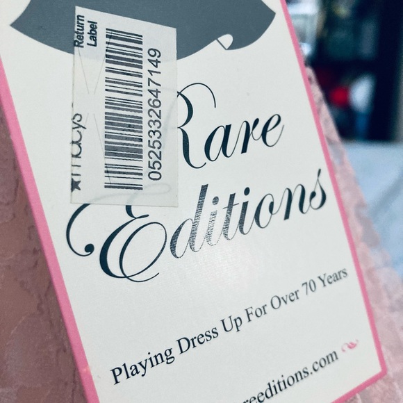 Macy’s “Rare Editions” lacy toddler dress. Light pink. Sz 18 months - Picture 8 of 11